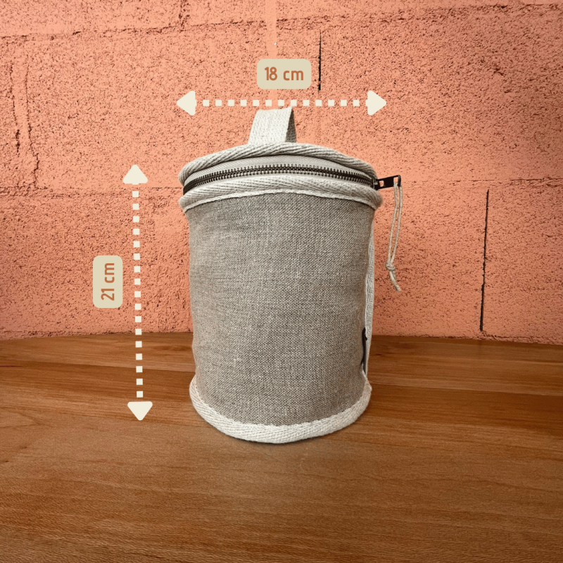 Paulette – Housse de toilette isotherme naturelle – Le Mouton Givré