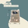 Charly – Housse d'ordinateur naturelle en laine, lin et chanvre